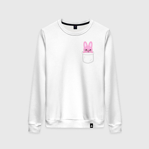 Женский свитшот Dwaekki in pocket / Белый – фото 1