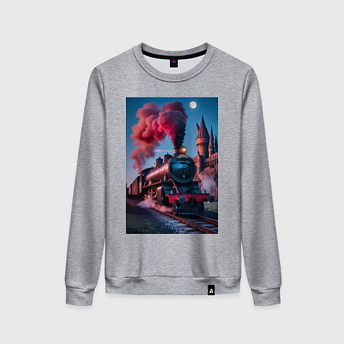 Женский свитшот Хогвартс-Экспресс / Меланж – фото 1