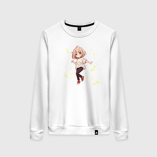 Женский свитшот Танец тиби / Белый – фото 1