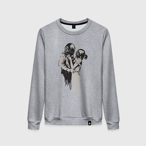 Женский свитшот Подводная любовь / Меланж – фото 1