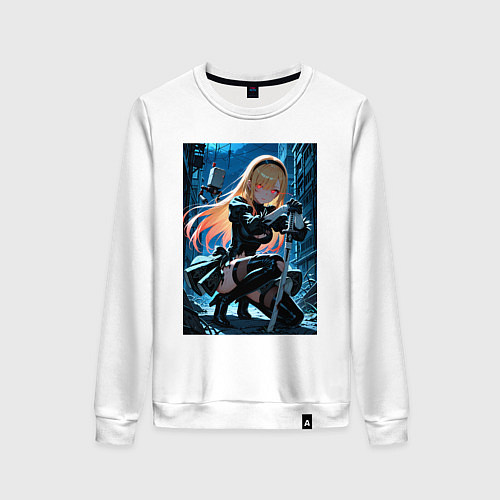 Женский свитшот Марин Китагава косплей 2B / Белый – фото 1