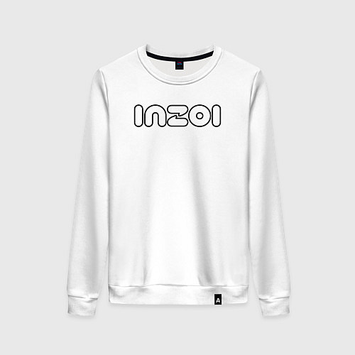 Женский свитшот Inzoi белый логотип / Белый – фото 1