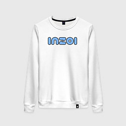 Женский свитшот Inzoi синий логотип