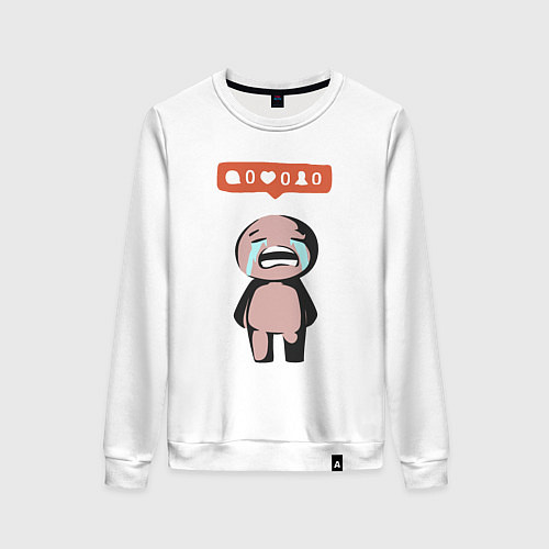 Женский свитшот Нет лайков / Белый – фото 1