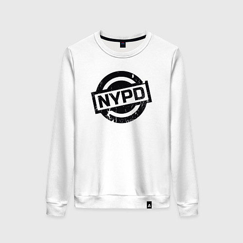 Женский свитшот Полиция в Нью-Йорке / Белый – фото 1