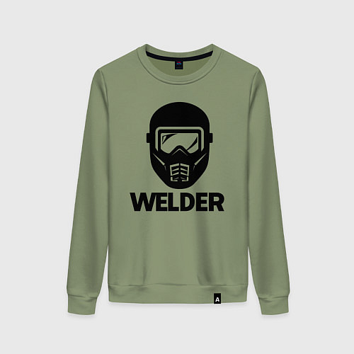 Женский свитшот Маска сварщика / Авокадо – фото 1