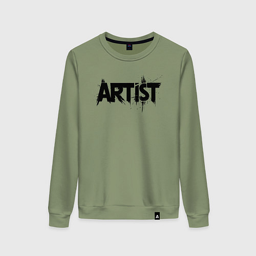 Женский свитшот Художник в стиле граффити / Авокадо – фото 1