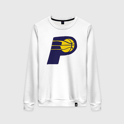 Женский свитшот Pacers logo / Белый – фото 1