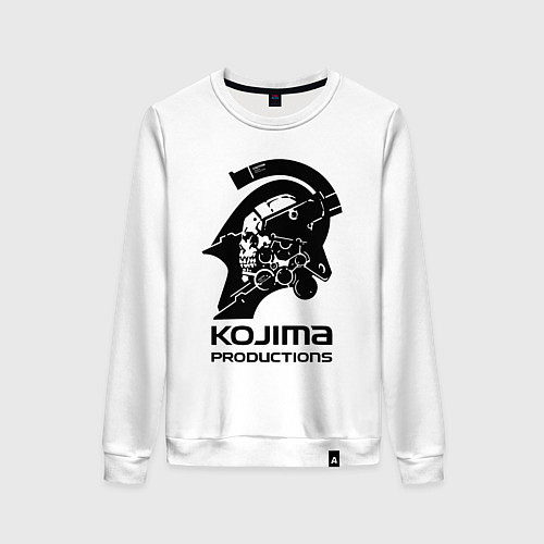 Женский свитшот Hideo kojima productions logo / Белый – фото 1