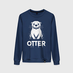 Женский свитшот Выдра в стиле граффити