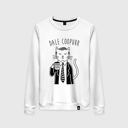 Женский свитшот Dale Coopurr / Белый – фото 1