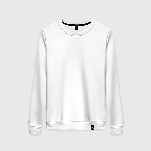 Женский свитшот Ярость девушки самурая / Белый – фото 1