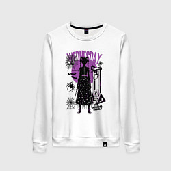 Женский свитшот Уэнсдэй с ножом