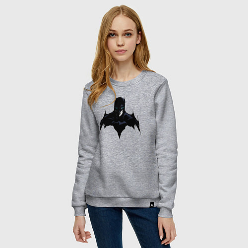 Женский свитшот Batman dark / Меланж – фото 3