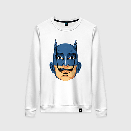 Женский свитшот Batman Dali / Белый – фото 1