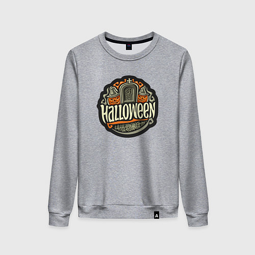 Женский свитшот День хэллоуина / Меланж – фото 1