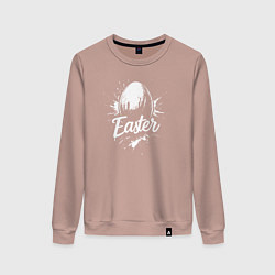 Женский свитшот Пасхальное яйцо в краске