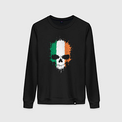 Женский свитшот Череп - Ирландия
