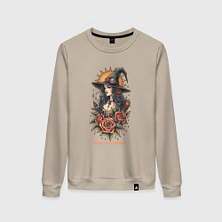 Женский свитшот Ведьма только молодеет