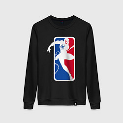 Свитшот хлопковый женский Герой Человек-паук, цвет: черный