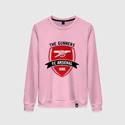 Свитшот хлопковый женский FC Arsenal: The Gunners, цвет: светло-розовый