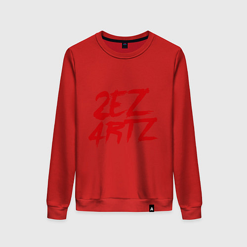 Женский свитшот 2ez4rtz / Красный – фото 1