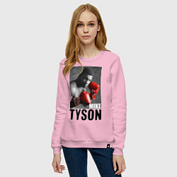 Свитшот хлопковый женский Mike Tyson, цвет: светло-розовый — фото 2