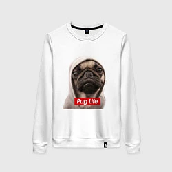 Женский свитшот Pug life