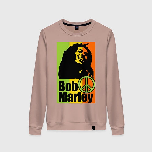 Женский свитшот Bob Marley: Jamaica / Пыльно-розовый – фото 1