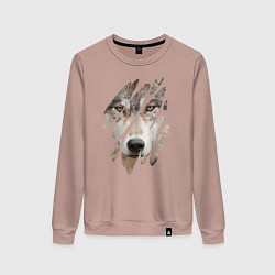 Женский свитшот Волк - моё второе Я