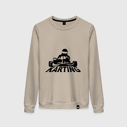 Женский свитшот Картинг