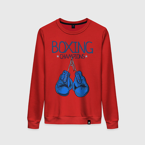 Женский свитшот Boxing champions / Красный – фото 1