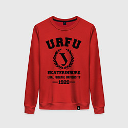 Свитшот хлопковый женский URFU University, цвет: красный