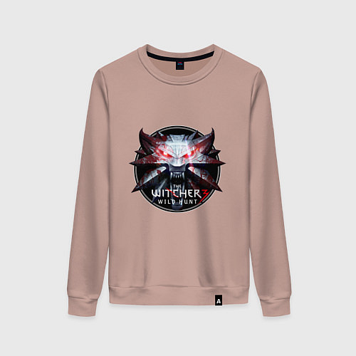 Женский свитшот The Witcher 3 / Пыльно-розовый – фото 1