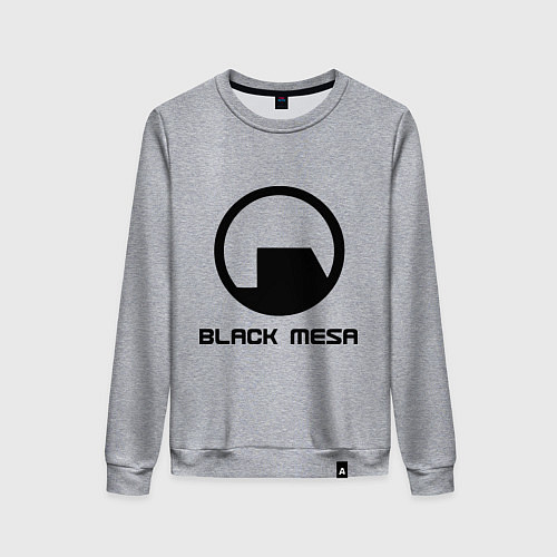 Женский свитшот Black Mesa: Logo / Меланж – фото 1