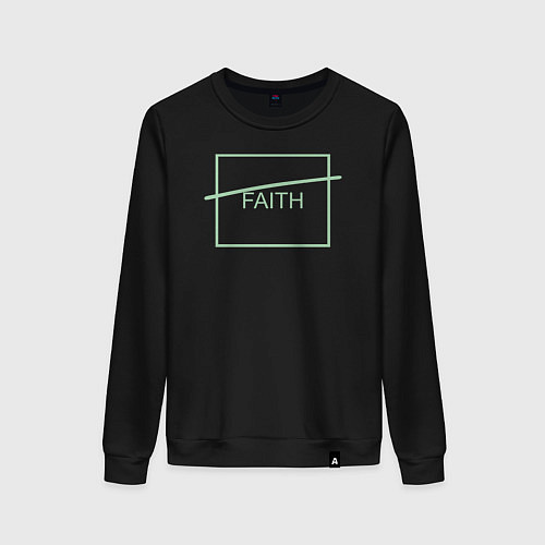 Женский свитшот 30 STM: Faith / Черный – фото 1