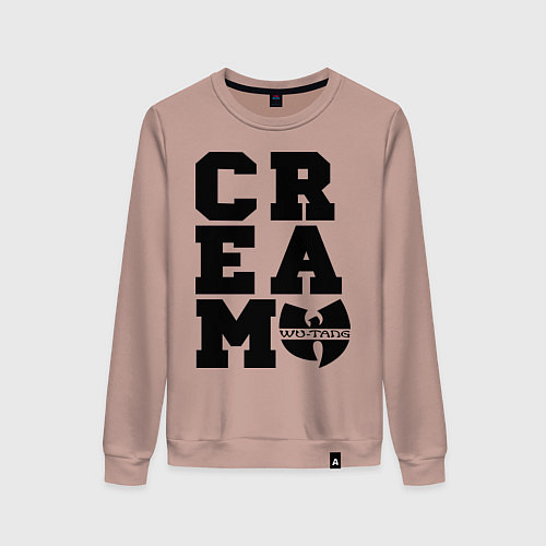 Женский свитшот Wu tang clan / Пыльно-розовый – фото 1