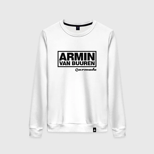 Женский свитшот Armin van Buuren / Белый – фото 1