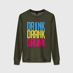 Женский свитшот Drink Drank Drunk