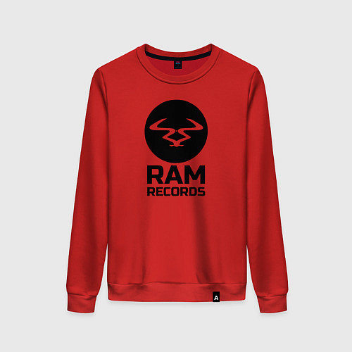 Женский свитшот Ram Records / Красный – фото 1