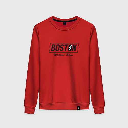 Женский свитшот Boston: Welcome Home / Красный – фото 1