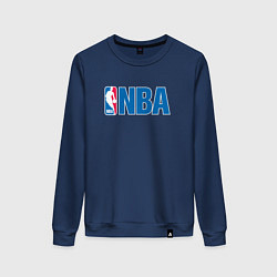 Свитшот хлопковый женский NBA, цвет: тёмно-синий
