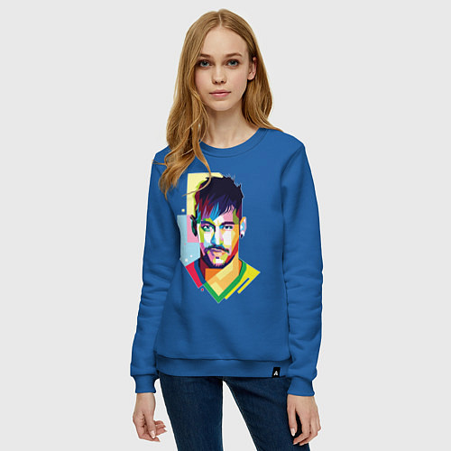 Женский свитшот Neymar: fun-art / Синий – фото 3