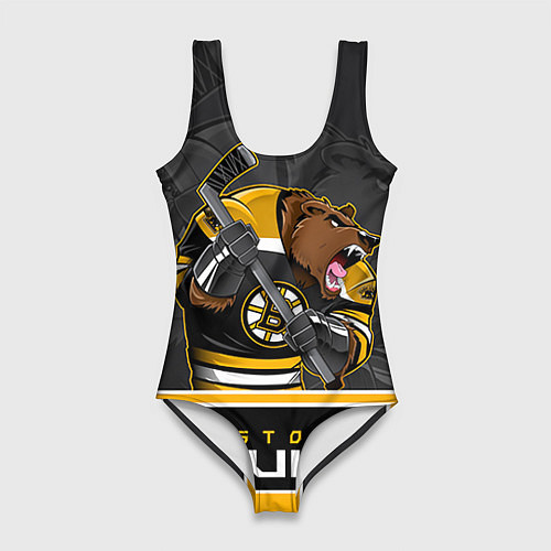 Женский купальник-боди Boston Bruins / 3D-принт – фото 1