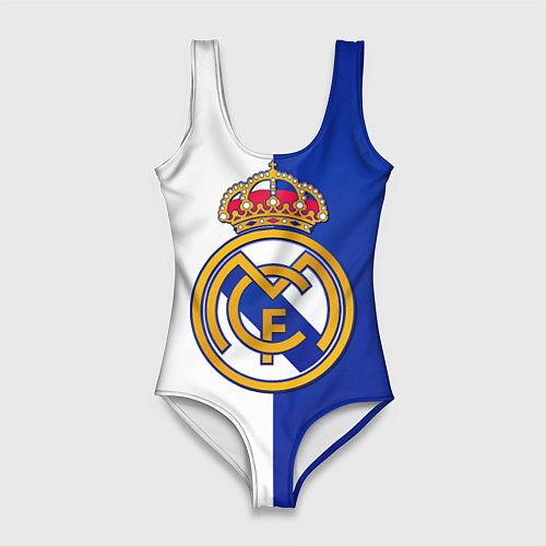 Женский купальник-боди Real Madrid / 3D-принт – фото 1