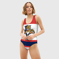 Купальник-боди 3D женский Florida Panthers, цвет: 3D-принт — фото 2