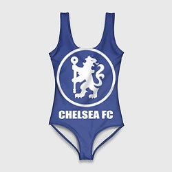 Купальник-боди 3D женский Chelsea FC, цвет: 3D-принт