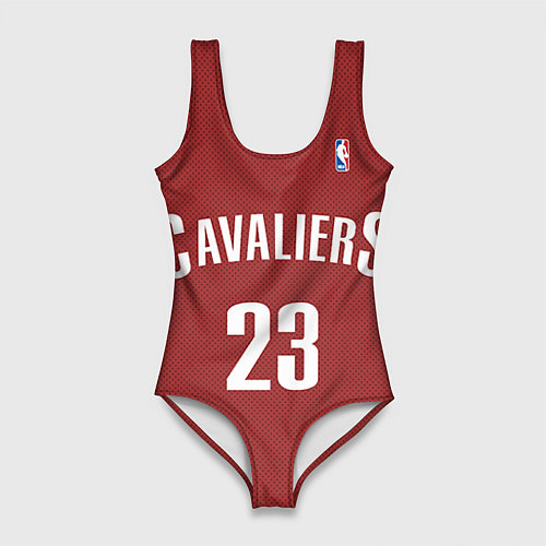 Женский купальник-боди Cavaliers Cleveland 23: Red / 3D-принт – фото 1