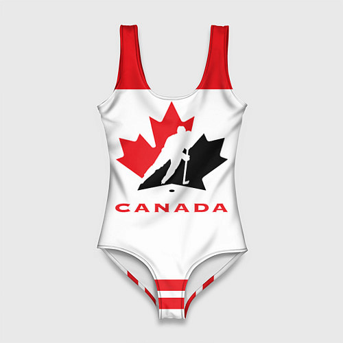 Женский купальник-боди Canada Team / 3D-принт – фото 1