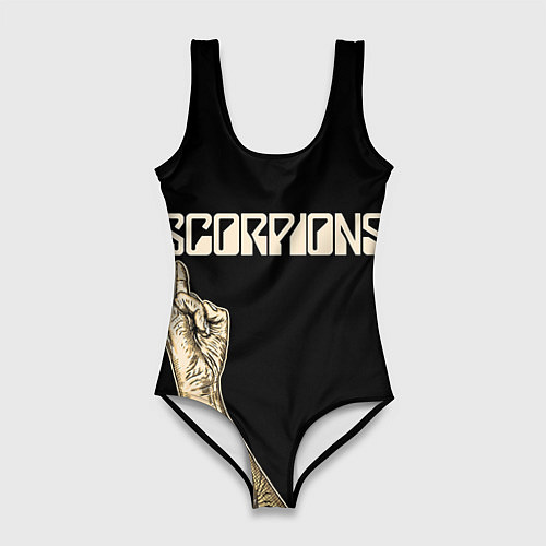 Женский купальник-боди Scorpions Rock / 3D-принт – фото 1